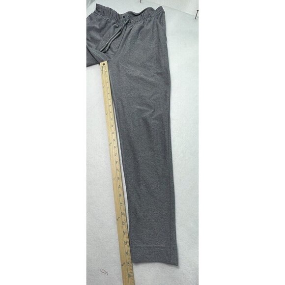 Lululemon Heathered Slate Gray Jet Crop Slim Pants Jogger Lounge Pants Women's 2 - Picture 5 of 6